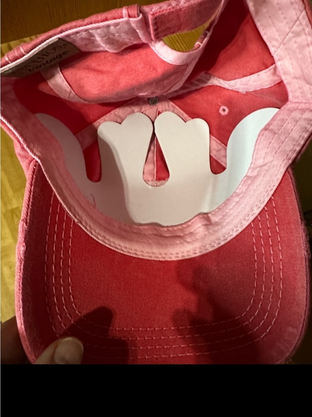 You Had Me at Margaritas Distressed Pink Embroidered Baseball Cap - Picture 4 of 7
